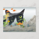 Recherche de poissons drôles cartes postales Poisson rouge