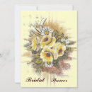 Recherche de jaune 14x19 invitations Floral