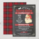 Recherche de noir et blanc noël invitations Santa claus