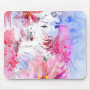 Recherche de belle fille tapis souris Fleurs