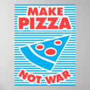 Recherche de pizza drôle posters Typographie