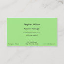 Recherche de couleur simple cartes visite Élégant