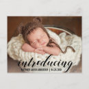 Zoek naar pasgeboren baby briefkaarten Geboorteaankondiging