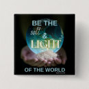 Zoek naar licht buttons Geloof