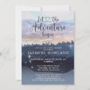 Recherche de de montagne invitations Aquarelle