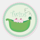 Zoek naar tweeling baby shower stickers Gunsten