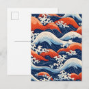 Recherche de motif de vague cartes postales Abstrait