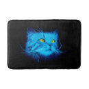 Zoek naar gezicht badmatten Blauw