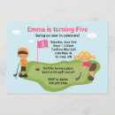 Recherche de golf miniature invitations Partie