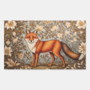 Recherche de renard vintage autocollants Élégant
