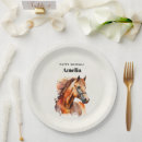 Recherche de cheval assiettes en papier Sauvage