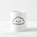 Recherche de nuage de kawaii tasses Dessin animé
