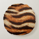 Recherche de tigre abstrait coussins Noir