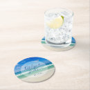 Recherche de plage tropicale dessous de verres Monogramme