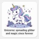 Recherche de licorne mythique autocollants Violet