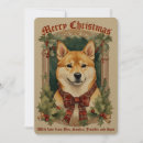 Zoek naar shiba inu christmas kaarten Hond