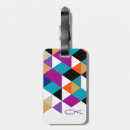 Recherche de triangles bagages étiquettes Géométrique