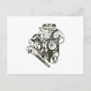 Recherche de mécanicien cartes postales Vintage