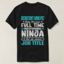 Zoek naar analist tshirts Bedrijfszaken