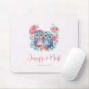 Recherche de hibou sur une branche tapis souris Oiseau