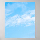 Zoek naar wolken achtergrond posters Blauw