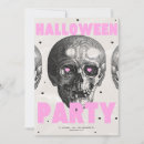 Recherche de crâne gothique invitations Fête annuelle de l'halloween