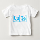 Recherche de scientifiques bébé tshirts Tableau périodique