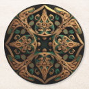 Recherche de bronze verre dessous de dessous de verres Motif