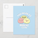 Recherche de nourriture kawaii cartes postales Drôle