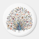 Recherche de paon magnets Fleur