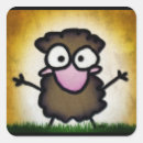 Recherche de mouton dessin autocollants Drôle