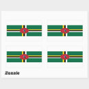 Recherche de drapeau dominique autocollants Dominica