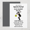 Recherche de softball invitations Entraîneur