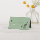 Recherche de safari placement cartes Girafe