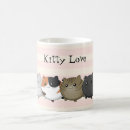 Recherche de minou noir tasses Adorable