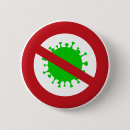 Zoek naar kiem buttons Griep