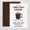 Recherche de caféine invitations Cappuccino