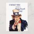 Recherche de 4 juillet heureux cartes postales États unis