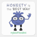 Zoek naar eerlijkheid stickers Kinderen