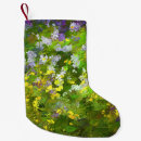 Recherche de fleurs sauvages chaussette de noël Abstrait