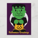 Recherche de frankenstein cartes postales Citrouille