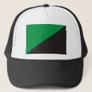 Recherche de drapeau du vert casquettes Noir