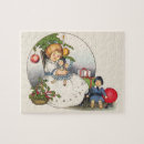 Recherche de enfants jouant puzzles Fille