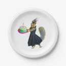 Recherche de écureuil assiettes en papier Partie