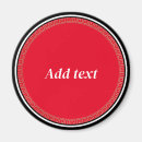 Recherche de texte rouge magnets Modèle