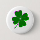 Recherche de trèfle de 4 feuilles badges Vert