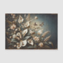 Recherche de floral decoupage tissue paper Papillon