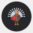 Recherche de bowling drôle autocollants Joueur de bowling