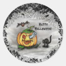 Recherche de batte de halloween autocollants Chat noir