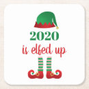 Recherche de humour noël dessous de verres Rouge